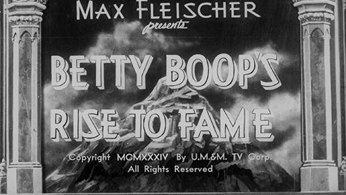 Betty Boop's Rise to Fame (Short 1934)
